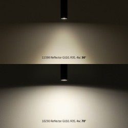 LED lemputė R35 GU10 3000K IP20 Balta