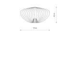 Šviestuvo gaubtas CAMELEON PUMPKIN L 1xGU10 IP20 Terakota