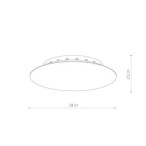 Montavimo elementas CAMELEON CANOPY A MINI IP20 Auksinė