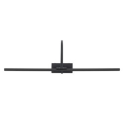 Sieninis šviestuvas ARTLINE LED 6W 3000K IP20 Juoda