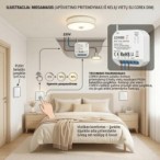 Išmanusis Wi-Fi + RF šviesos reguliatorius / Dimeris CORE4 (TRIAC, TUYA / valdymas balsu)
