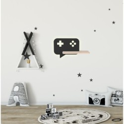 CONSOLE Sieninis šviestuvas 5W LED IQ KIDS Juoda