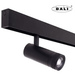 Magnetinio bėgelio reflektorius Maxlight MAGNETIC DEC 13W 3000K Juodas DALI
