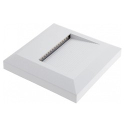 LED sieninis lauko šviestuvas (kvadratinis) BALTA SPALVA 2W 4200K 120LM 220V IP65