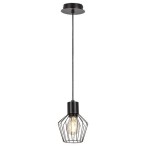 Pakabinamas šviestuvas Belano E27 1x MAX 40W (Juoda)