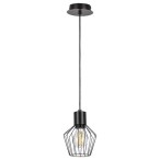 Pakabinamas šviestuvas Belano E27 1x MAX 40W (Juoda)