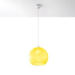 Pakabinamas šviestuvas BALL geltonas 1xE27