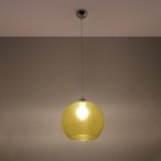 Pakabinamas šviestuvas BALL geltonas 1xE27