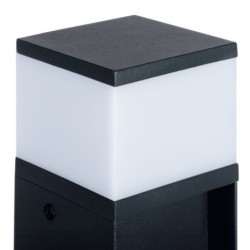 Pastatomas lauko šviestuvas DASTEN 30 B G9 230V IP44 Aliuminio lydinys PC Juoda