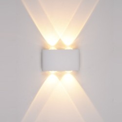 Sieninis lauko šviestuvas Gilberto LED 4W 3000K Balta (PL-261W)
