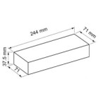 200W 24V Reguliuojamas hermetiškas LED maitinimo šaltinis Mean Well 8.4A IP65