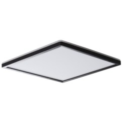 Lubinis šviestuvas AZPO LED 22W NW L-B SMD 230V 4000K 80Ra IP54 (Neutrali balta) Plastikas Juoda