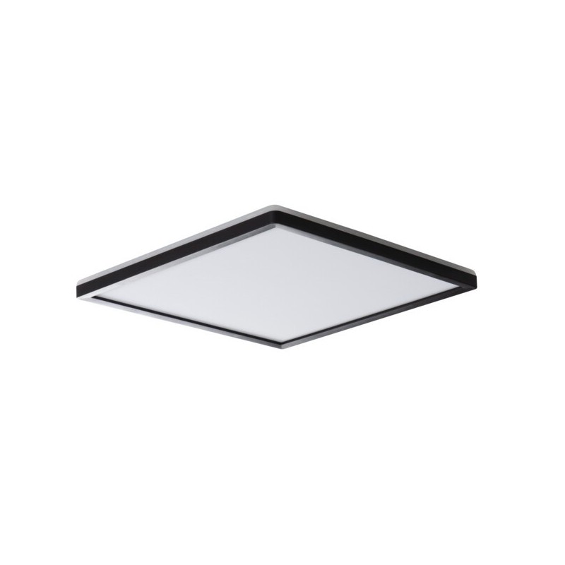 Lubinis šviestuvas AZPO LED 22W NW L-B SMD 230V 4000K 80Ra IP54 (Neutrali balta) Plastikas Juoda
