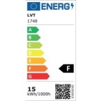 LED žibintuvėlis 230V 15W su 5 m ilgio laidu