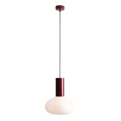 Pakabinamas šviestuvas FLO RUBY M 1xE14 Geležis, Stiklas (7000G27_M)