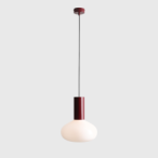 Pakabinamas šviestuvas FLO RUBY M 1xE14 Geležis, Stiklas (7000G27_M)
