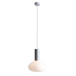 Pakabinamas šviestuvas FLO GREY M 1xE14 Geležis, Stiklas (7000G22_M)