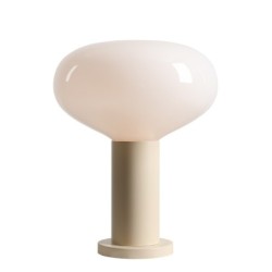 Stalinis šviestuvas FLO TABLE CREAM M 1xE14 Geležis, Stiklas (7000B9_M)