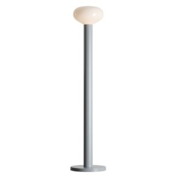 Toršeras FLO FLOOR GREY M 1xE14 Geležis, Stiklas (7000A22_M)