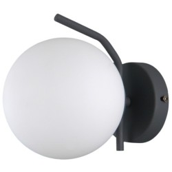 Sieninis šviestuvas Carimi Keičiama LED G9 5W Grafito (WL-3300-1-BK)