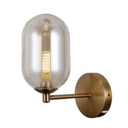 Sieninis šviestuvas Perano Keičiama LED G9 5W Antikvarinė Bronzos (WL-4215-1-HBR)