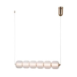 Pakabinamas šviestuvas Ganti LED 15W 3000K Aukso (PND-34362-6H-HBR-OPAL)