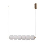 Pakabinamas šviestuvas Ganti LED 15W 3000K Aukso (PND-34362-6H-HBR-OPAL)