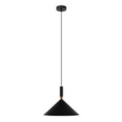 Pakabinamas šviestuvas Drello 1xE27 Juoda (PND-541101-BK)