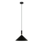 Pakabinamas šviestuvas Drello 1xE27 Juoda (PND-541101-BK)