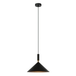 Pakabinamas šviestuvas Drello 1xE27 Juoda (PND-541101-BK)