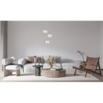 Pakabinamas šviestuvas Corado LED 12W 3000K Aukso (PND-81418-3-BK-GD)