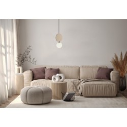 Pakabinamas šviestuvas Andrea 1xG9 Juoda Smėlio (PND-59779-1M-BG)