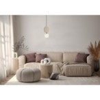 Pakabinamas šviestuvas Andrea 1xG9 Juoda Smėlio (PND-59779-1M-BG)