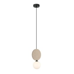 Pakabinamas šviestuvas Andrea 1xG9 Juoda Smėlio (PND-59779-1M-BG)