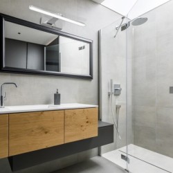 Sieninis šviestuvas SPLASH CHROME 8W LED