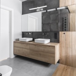 Sieninis šviestuvas SPLASH CHROME 8W LED