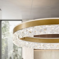 Pakabinamas šviestuvas FROZI LED 32W 3000K D:50cm Aukso