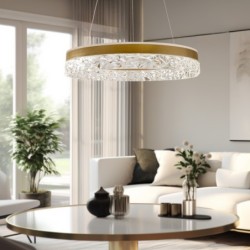 Pakabinamas šviestuvas FROZI LED 32W 3000K D:50cm Aukso