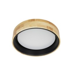Lubinis šviestuvas Campelo LED 20W 4000K Juoda Medžio (PLF-4350-20W-WD-BK-4K)