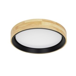 Lubinis šviestuvas Campelo LED 25W 4000K Juoda Medžio (PLF-4350-25W-WD-BK-4K)