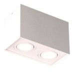 Maxlight Basic Square Taškinis šviestuvas 2xGU10 Baltas