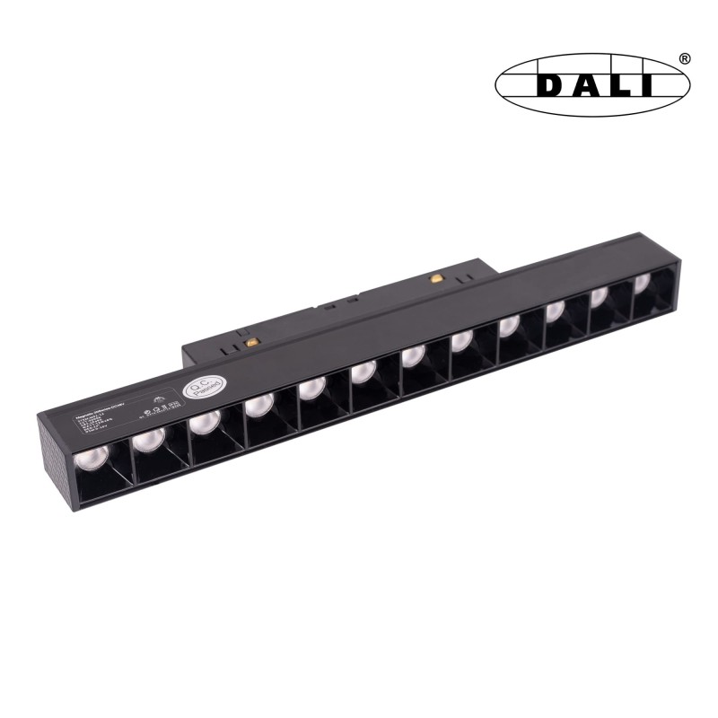Linijinis magnetinės sistemos šviestuvas Maxlight MAGNETIC LIN 10W 3000K Juodas