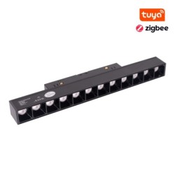 Linijinis šviestuvas magnetinėms sistemoms Maxlight MAGNETIC LIN 10W Zigbee CCT Juodas