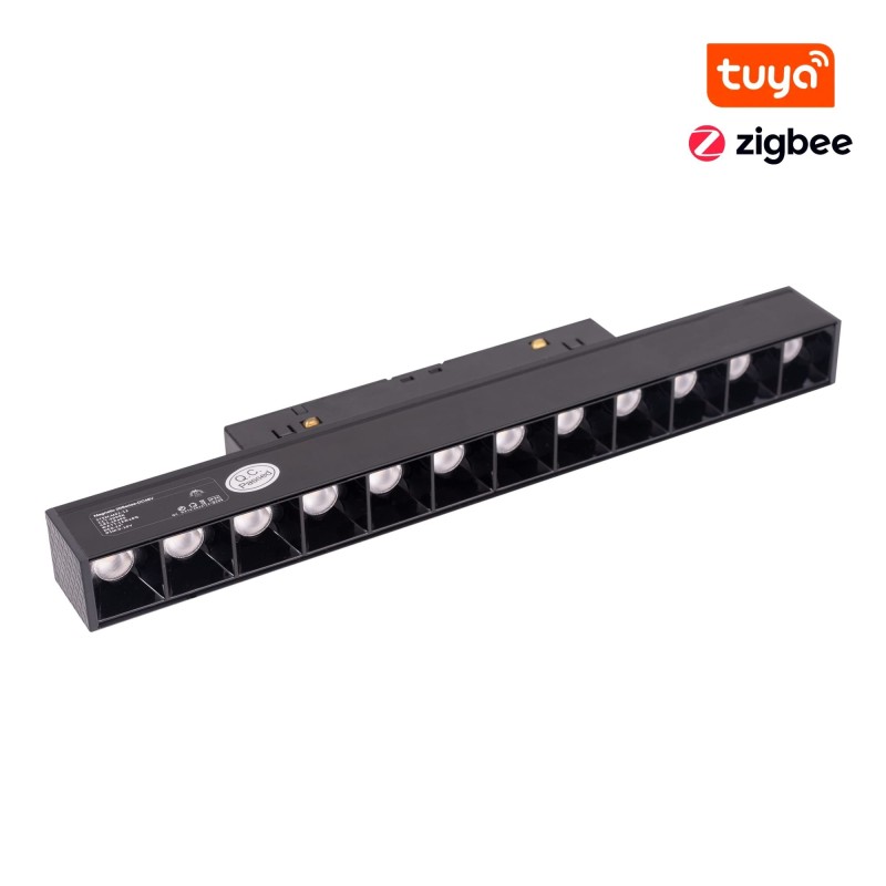 Linijinis šviestuvas magnetinėms sistemoms Maxlight MAGNETIC LIN 10W Zigbee CCT Juodas
