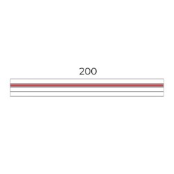 3 fazių bėgelis 200cm Baltas