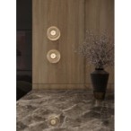 Sieninis šviestuvas Maxlight Lipari Integruotas LED 6W Šlifuoto aukso