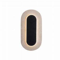 Sieninis šviestuvas Maxlight Travertino Oval 10W Kreminė
