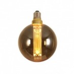 LED lemputė E27 3W Ø13x16.5cm gintarinė, šilta balta šviesa 1800K