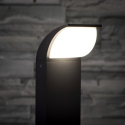 Sieninis lauko šviestuvas ABETE LED EL 20 GR SMD 7W 230V 4000K 540lm IP44 Aliuminio lydinys Plastikas Grafito