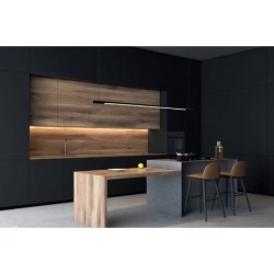 Pakabinamas šviestuvas Organic Horizon 150cm Integruotas LED 26W Juodas